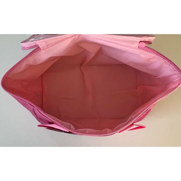 NWT Trader Joe's Pink Mini Insulated Cooler Lunch Bag - Picture 2 of 5